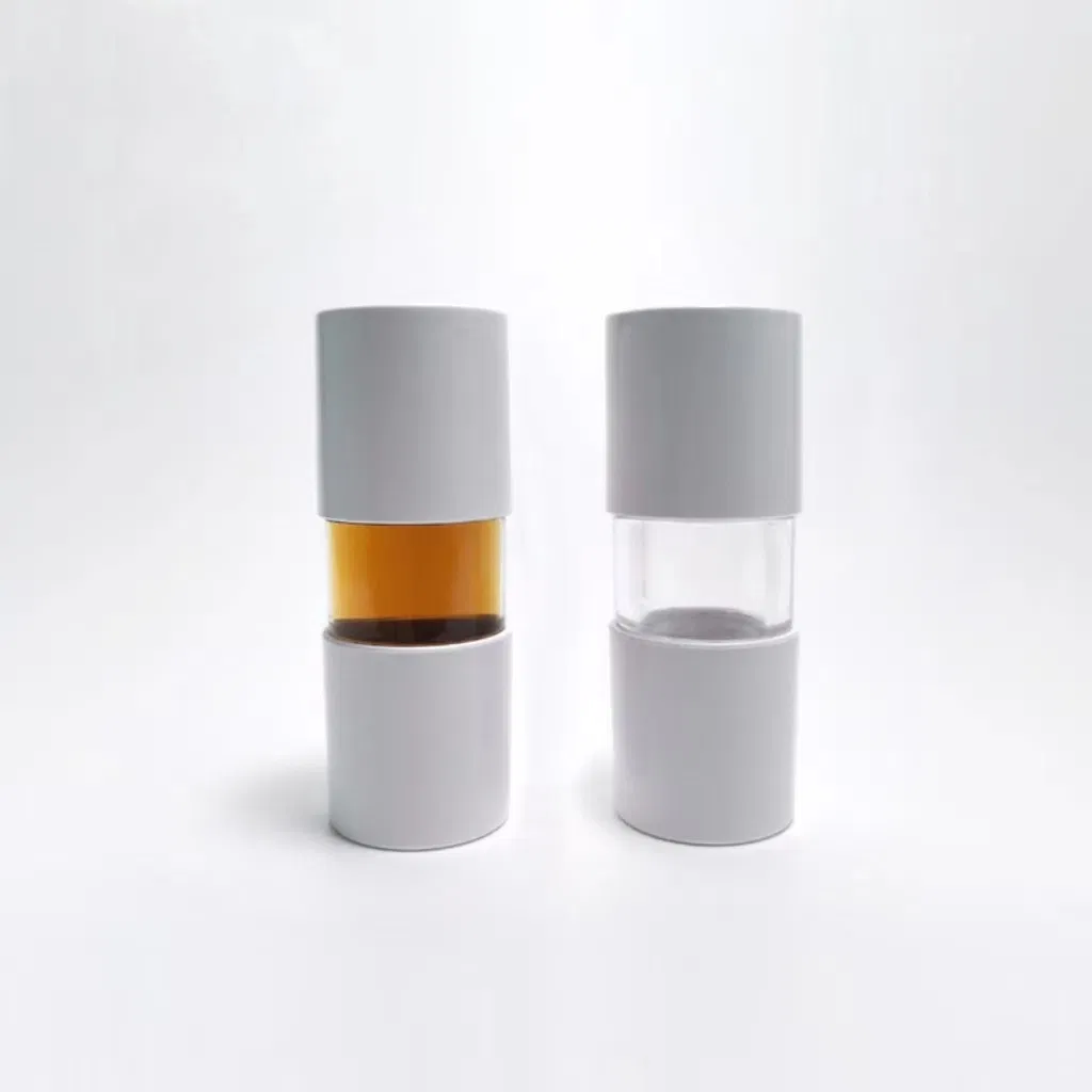 Hot Sale Wholesale Cosmetic Packaging Pet Plastic Perfume Dropper Lotion Cosmetic Packaging Airless Lotion Serum Bottle