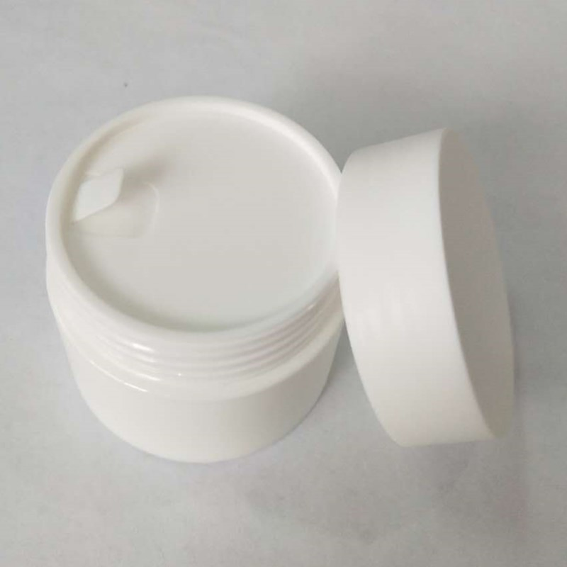 China Factory Double Wall PP Plastic Cosmetic 20ml Cream Empty Jar