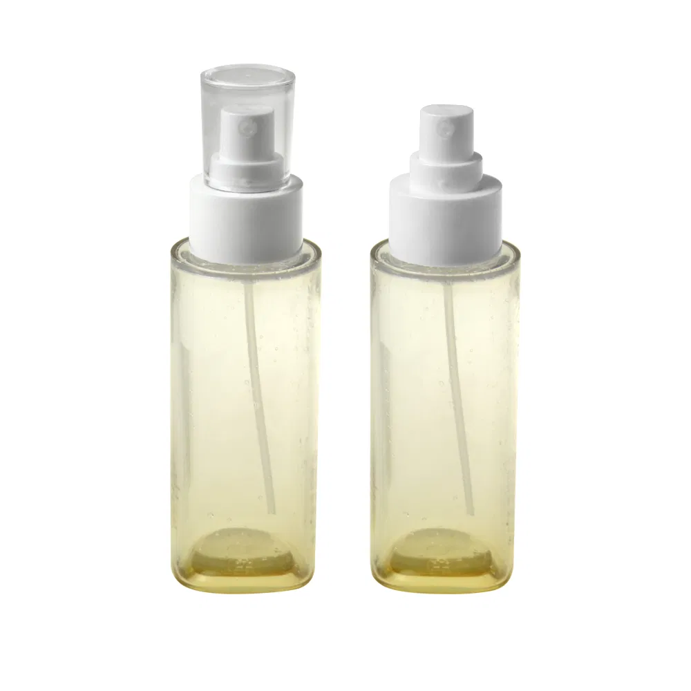 Custom Luxury PETG Transparent Plastic Bottle Thick Wall Empty Lotion Bottle with Pump Sprayer for Skincare
