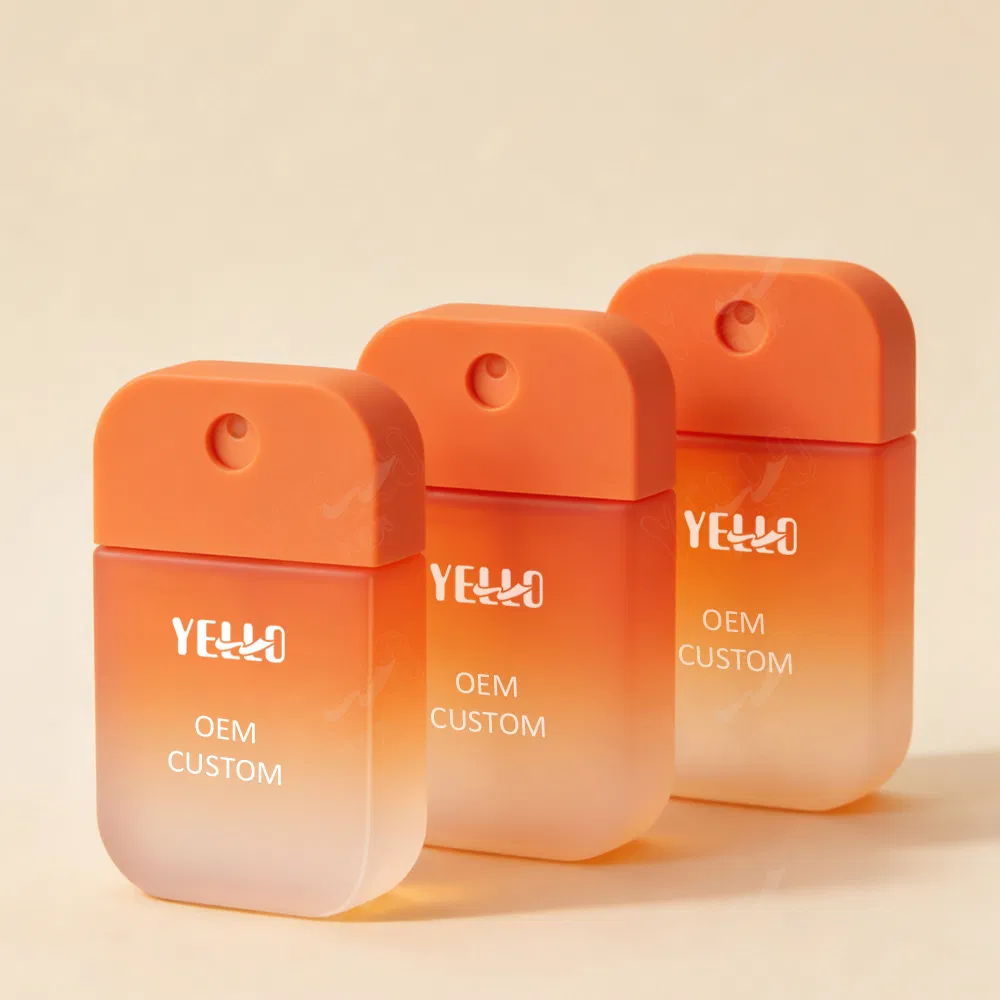 Square 30ml 50ml PETG Plastic Thick Wall Credit Card Mist Spray Bottle Cosmetic Packaging for Face Mist with Logo