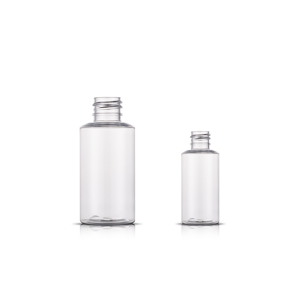 New Products Clear Color Portable Logo Customized Serum Pump Bottle Fashion Design Pet Face Cream Jars Luxury