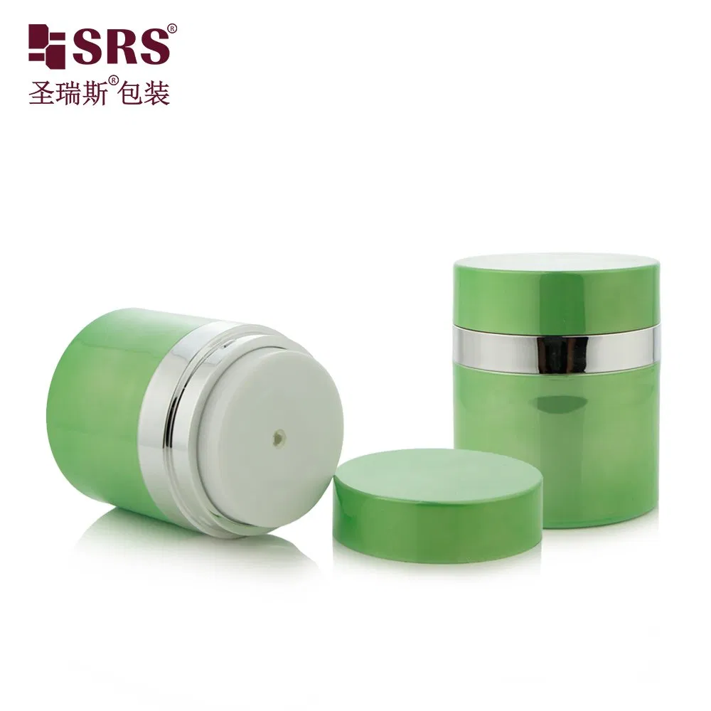 15ml 30ml 50ml 75ml Acrylic Cream Jars Airless Pump Double Wall Custom Skincare Jars