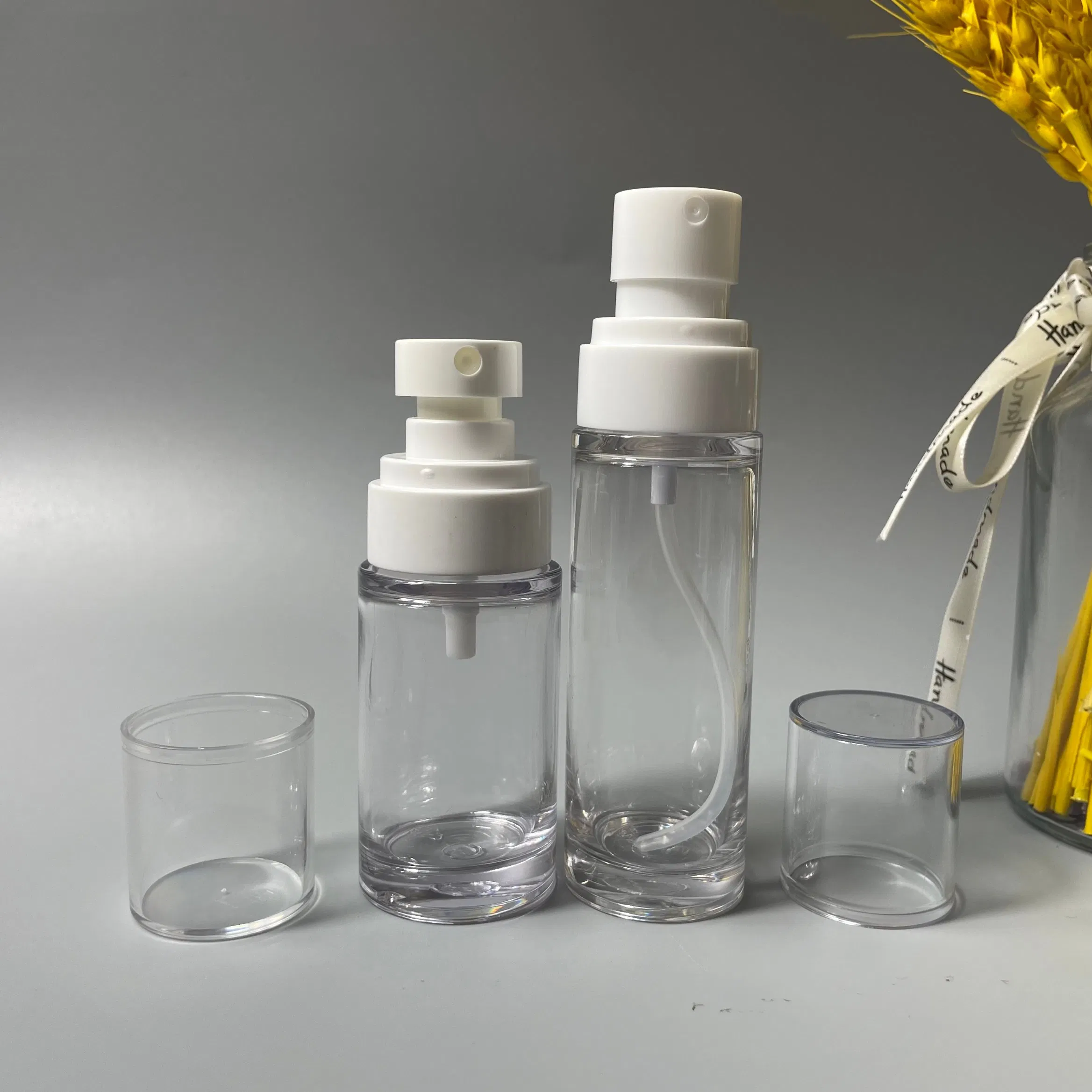 PETG Empty Mist Fine Spray Bottle Flat Shoulder Thick Wall Sprayer Bottle