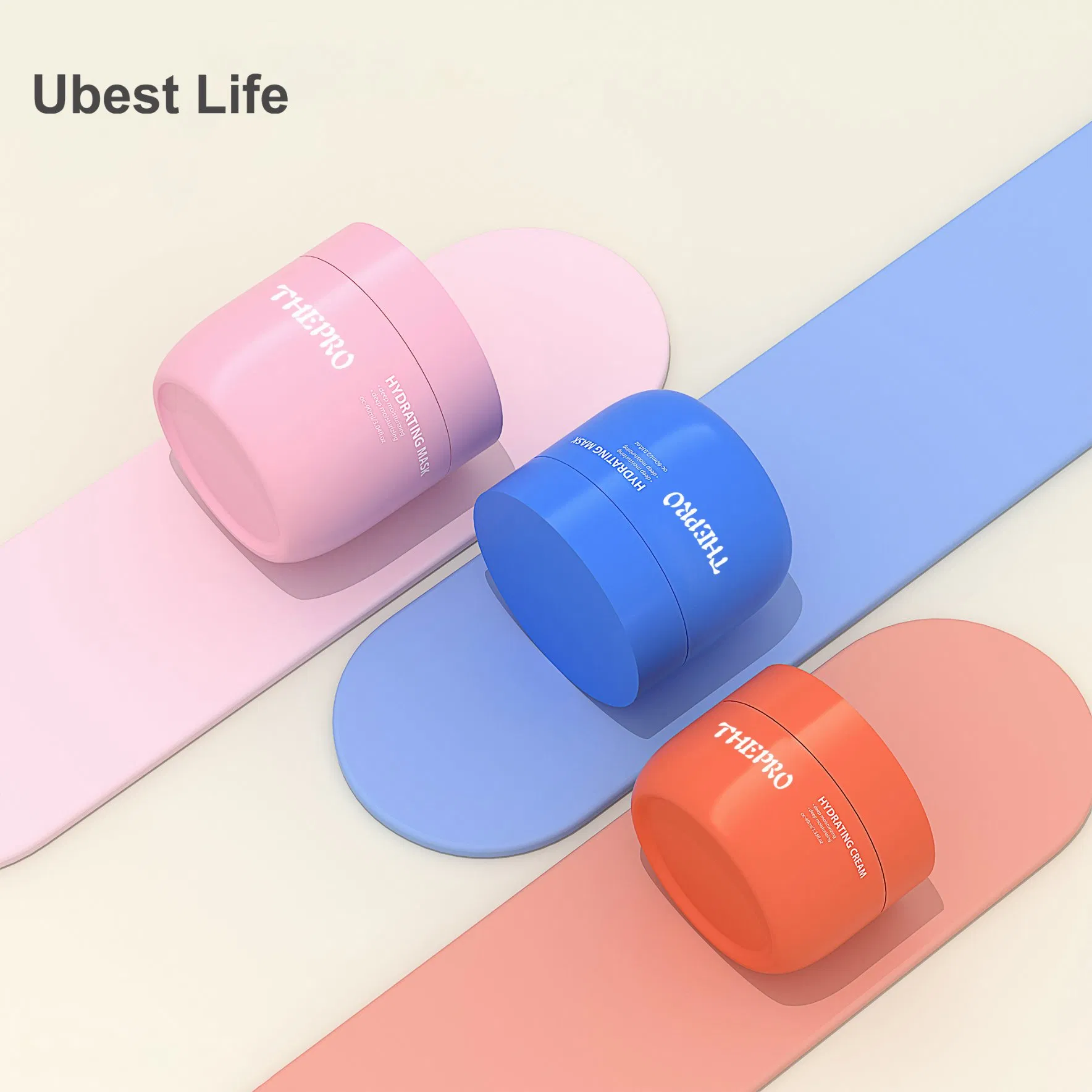 Oc 15/30/50ml Luxury Cosmetic Jar Series Acrylic Double Wall Round Shape Face Cream Container with Lid Screw Cap and Gasket for Wholesale