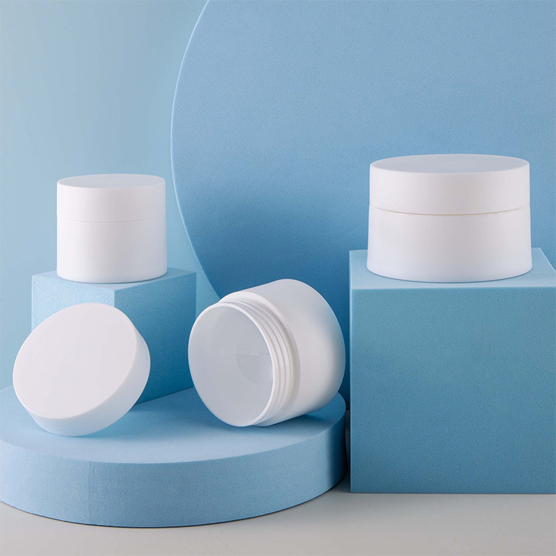 Wholesale 15g 30g 50g PP White Cream Jar Eye Cream Dispenser Jar