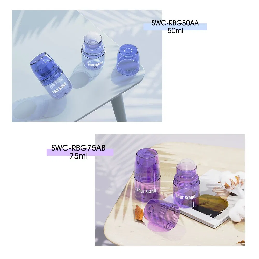 Somewang PETG Roll on Bottle Body Perfume Deodorant Container