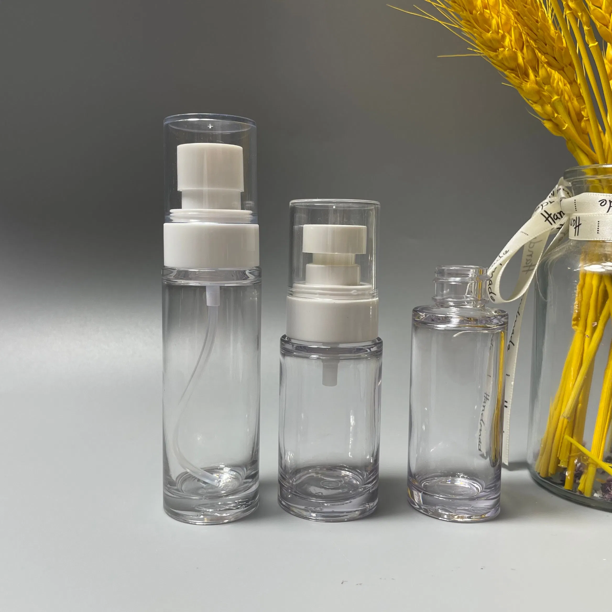 PETG Empty Mist Fine Spray Bottle Flat Shoulder Thick Wall Sprayer Bottle