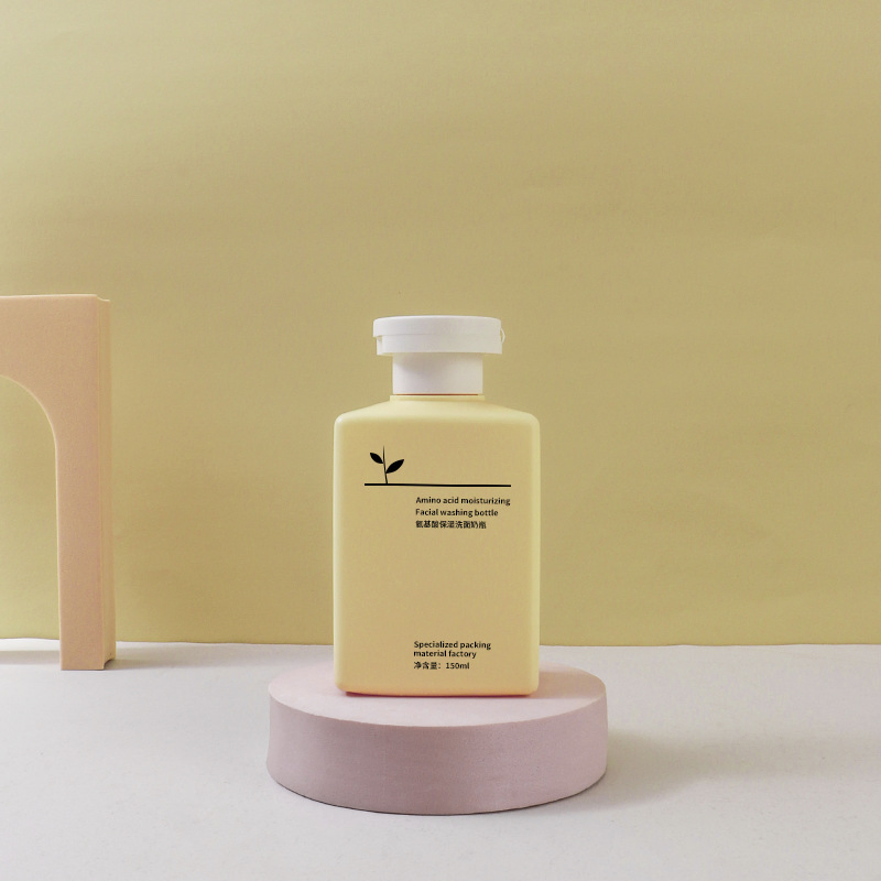 HDPE Plastic Customized Logo 150ml Skincare Cosmetic Body Lotion Packaging Bottle for Personal Care