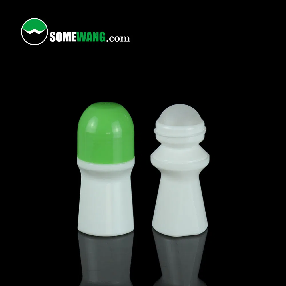 50ml Empty Plastic Roll on Bottle Cosmetic Perfume Roller Deodorant Bottle Refillable Deodorant Container