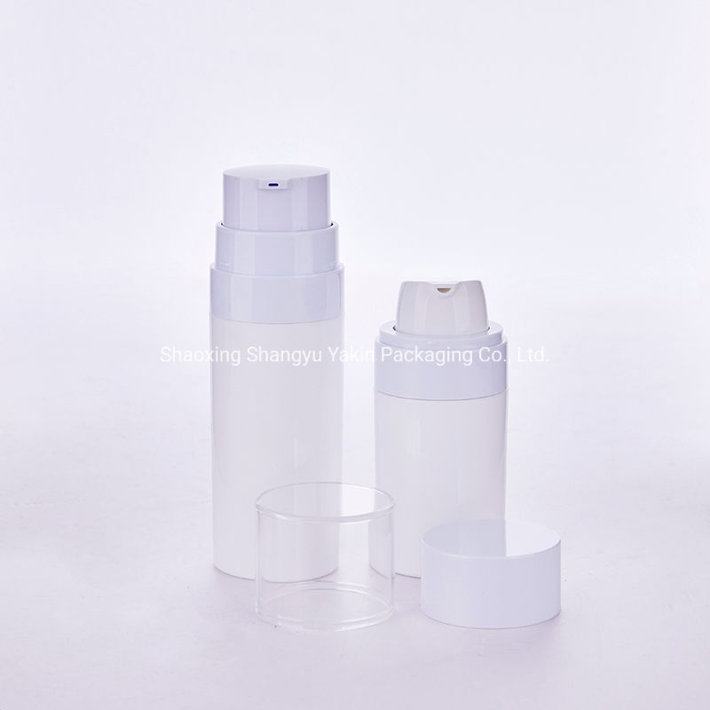 Custom Color New Design 30ml 50ml Acrylic Cosmetic Replaceable Refillable Plastic Airless Pump Bottle for Face Treatment