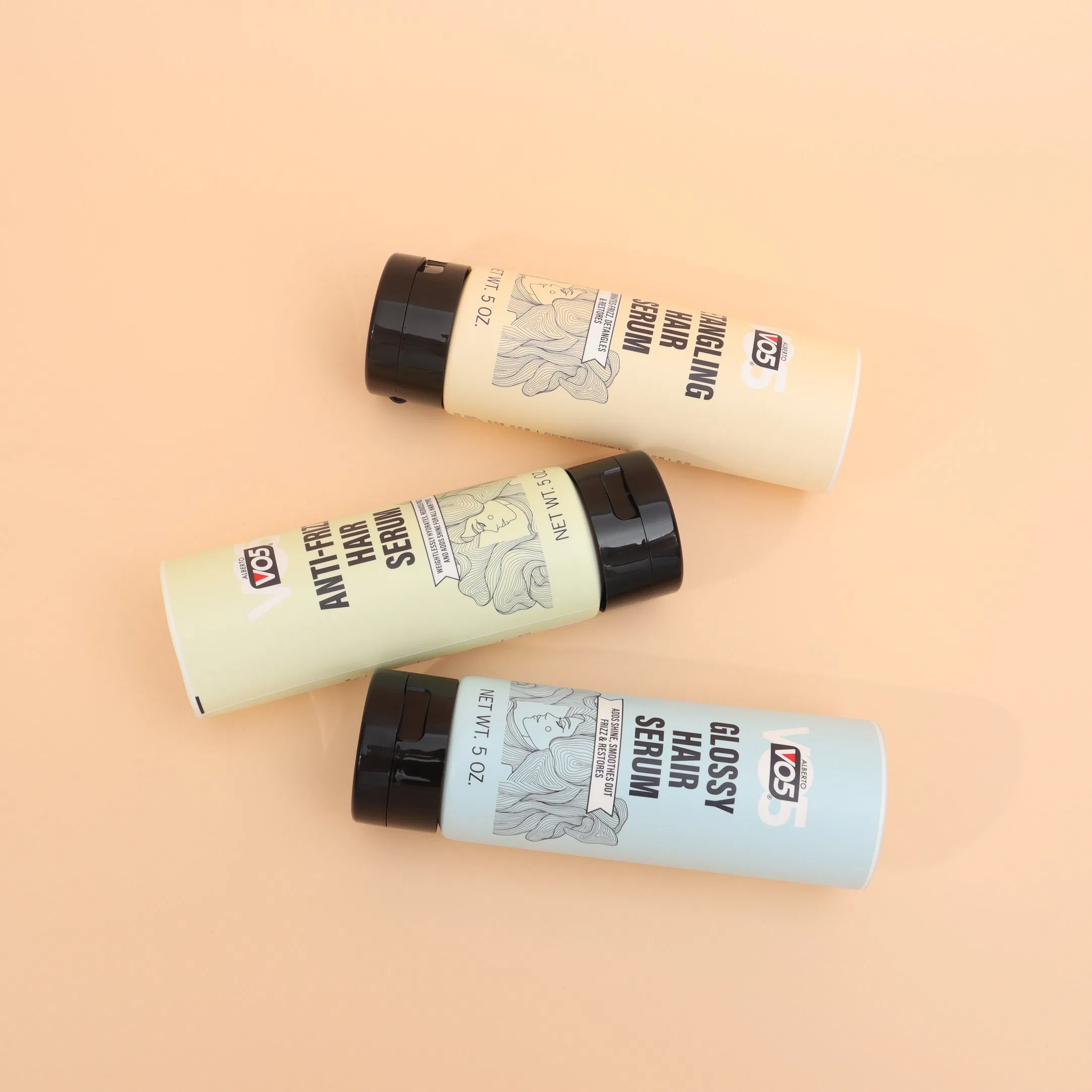 Custom Logo Hand Cream Face Wash Lotion Oil Tube PE Squeeze Tube Cosmetic Packaging Empty Soft Plastic Tube 150ml