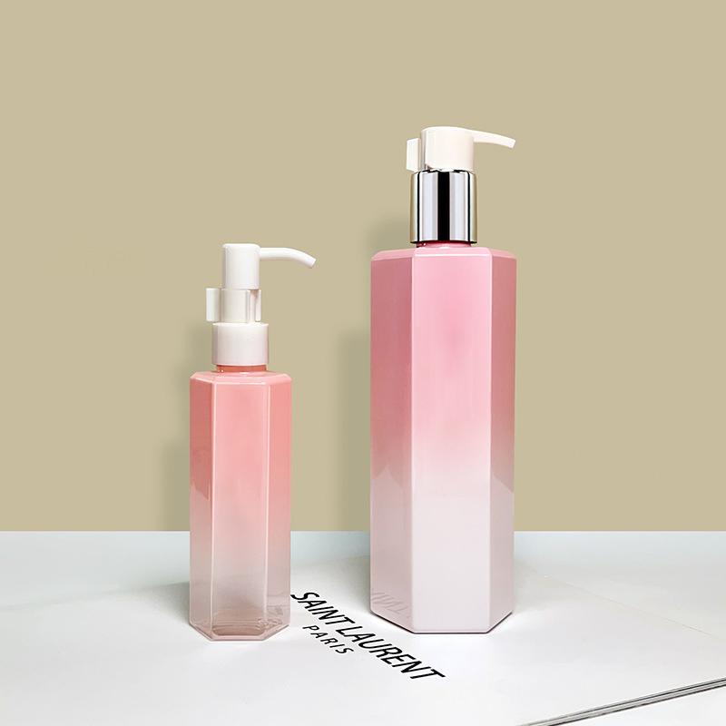 100ml 300ml Premium PETG Skincare Remover Bottle Plastic Shampoo Lotion Bottle with Treatment Pump
