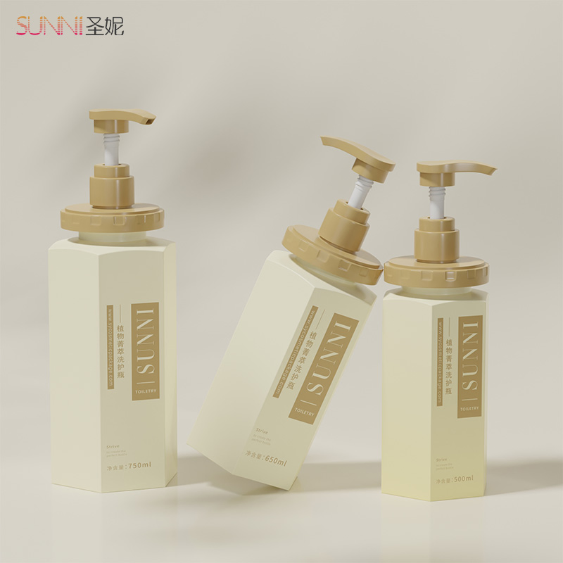 750ml Treatment Lotion Pump Dispenser 28/410 Black Factories Shampoo Pet Plastic Bottle