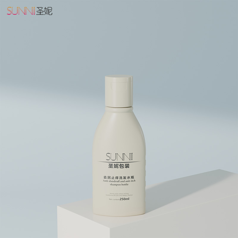 150ml Flip Top Cap Squeeze HDPE Flat Shape Plastic Packaging Lotion Serum Conditioner Bottle