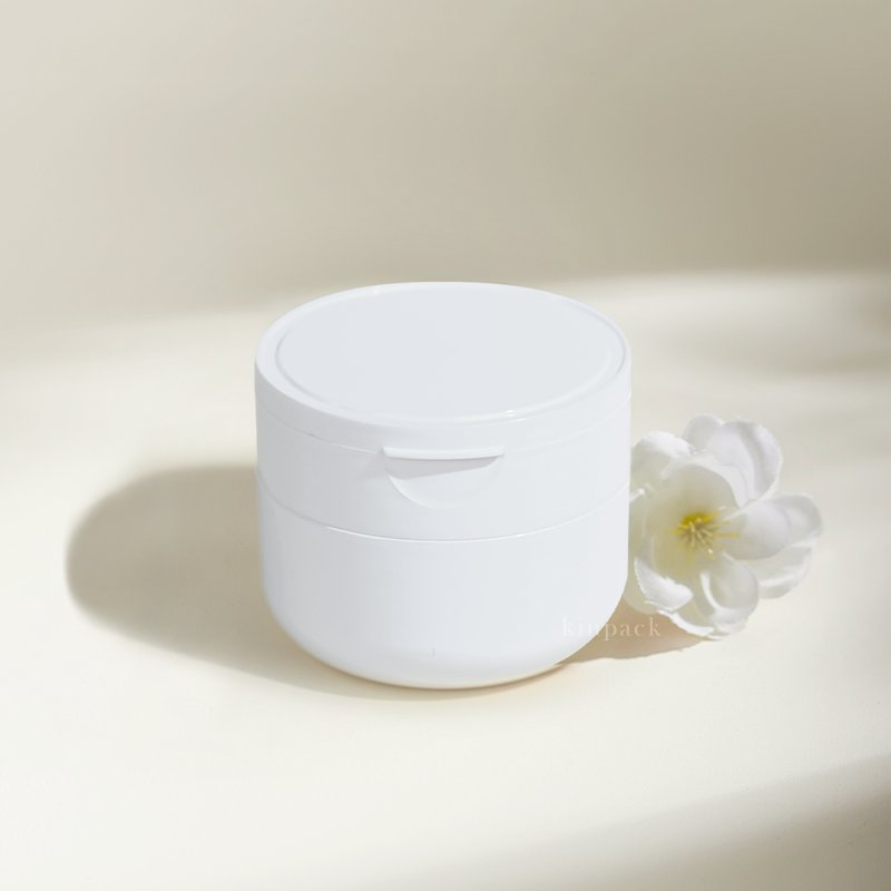 Skincare Packaging Jars Packaging Jar Container for Face Cream Empty Plastic Cosmetic OEM Plastic with Lids PP Jar 100g