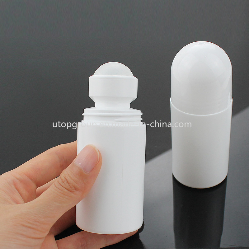 50ml PP White Empty Refillable Plastic Roll on Deodorant Perfume Stick Container