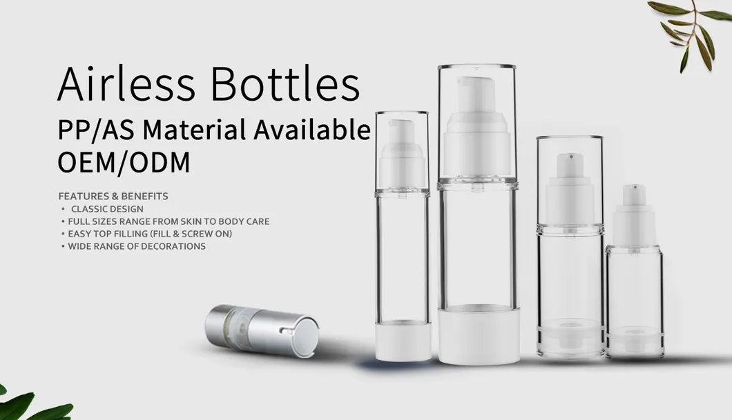 Airless Pump Bottle Banner