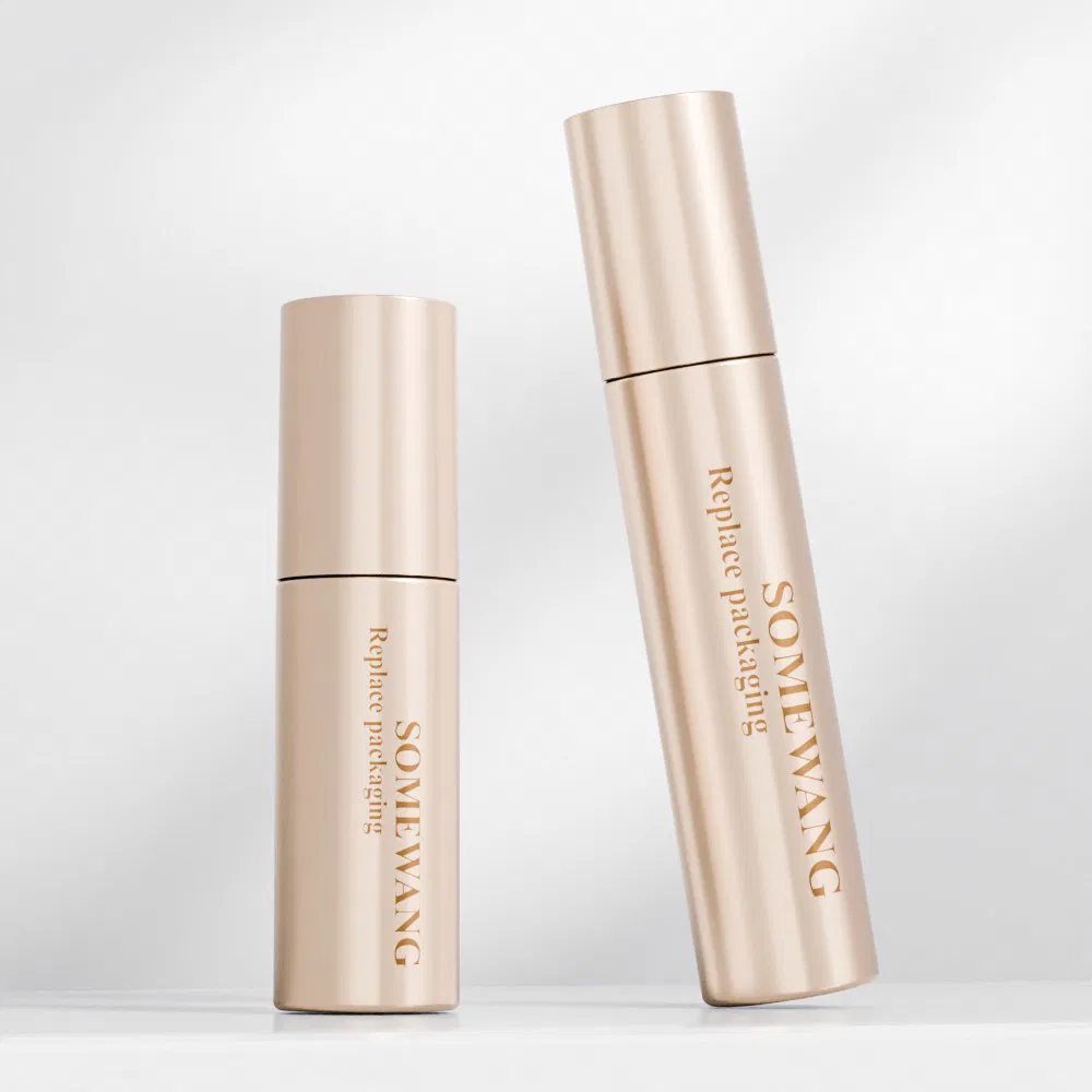 Somewang 55ml Wholesale Custom Plastic Pet Bottles with Full Cover Cap Treatment Pump Cosmetic Container