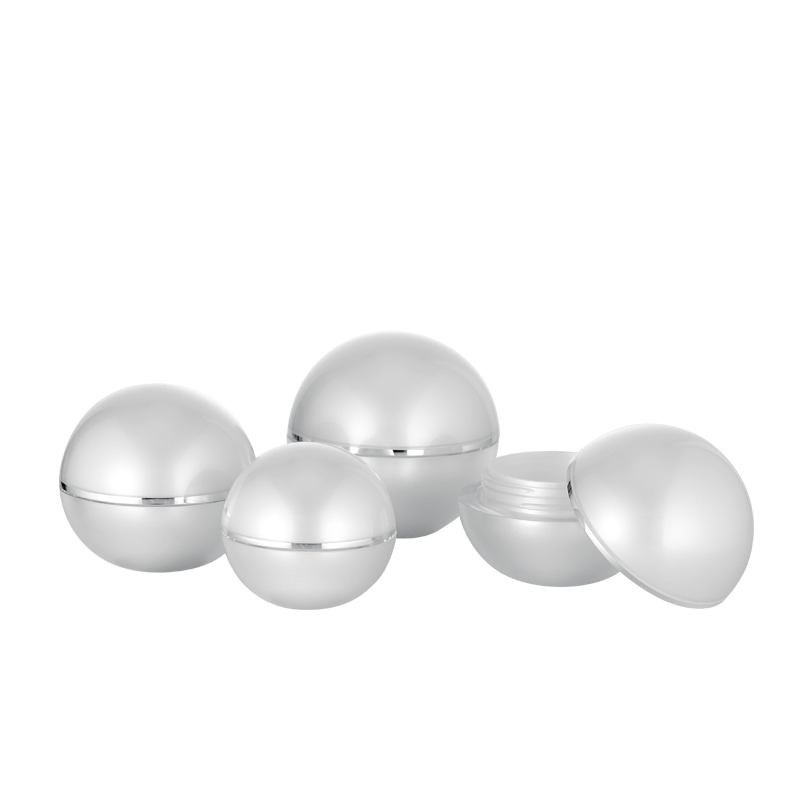 Empty Luxury Acrylic Skincare Plastic Double Wall Cosmetic Face Cream Plastic Jars