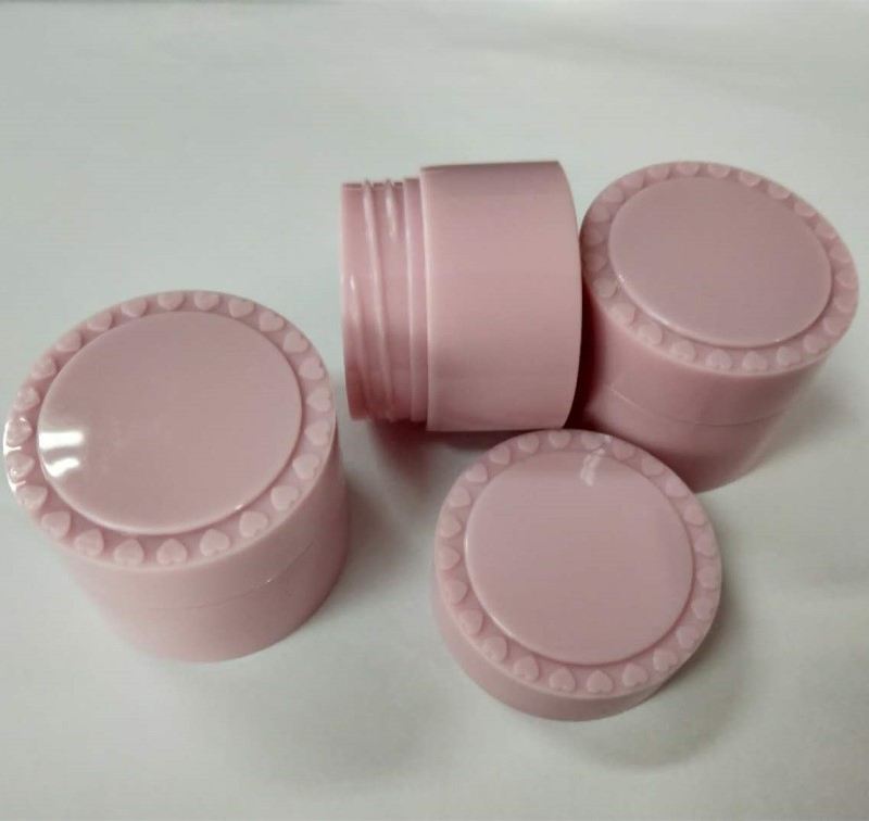 China Factory Double Wall PP Plastic Cosmetic 20ml Cream Empty Jar