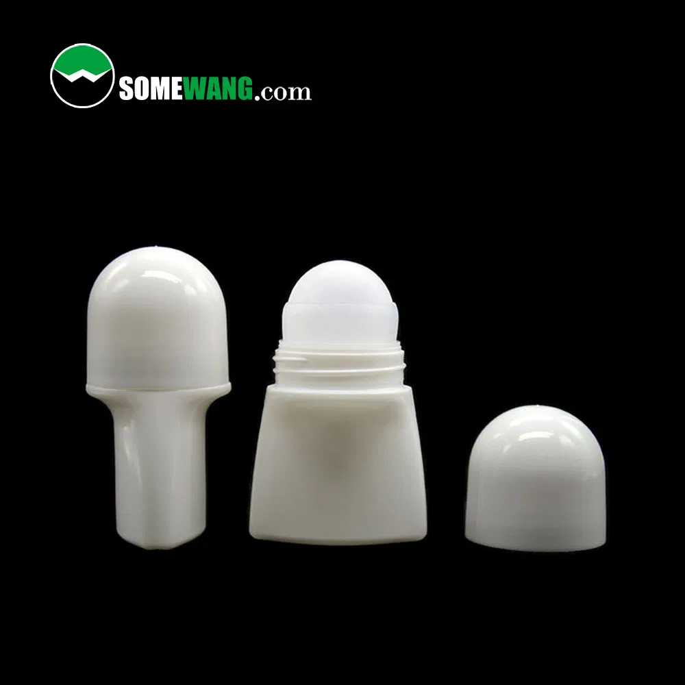 50ml Empty Plastic Roll on Bottle Cosmetic Perfume Roller Deodorant Bottle Refillable Deodorant Container