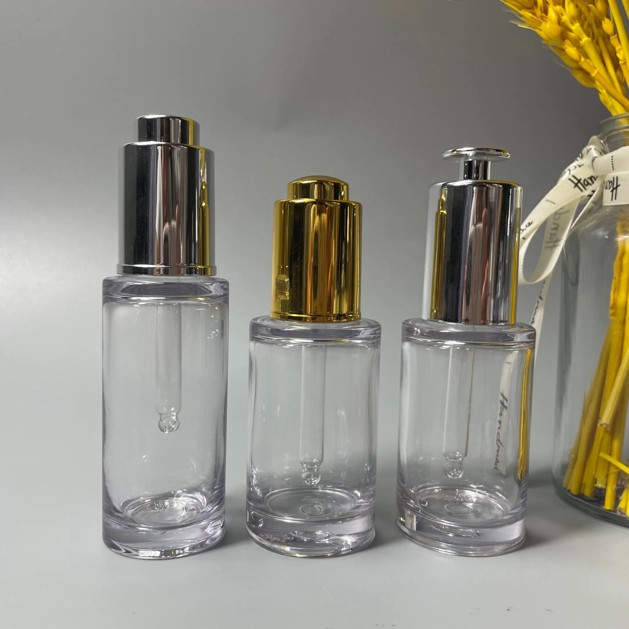 PETG Thick Wall Flat Shoulder Essential Oil Dropper Bottle Bottle