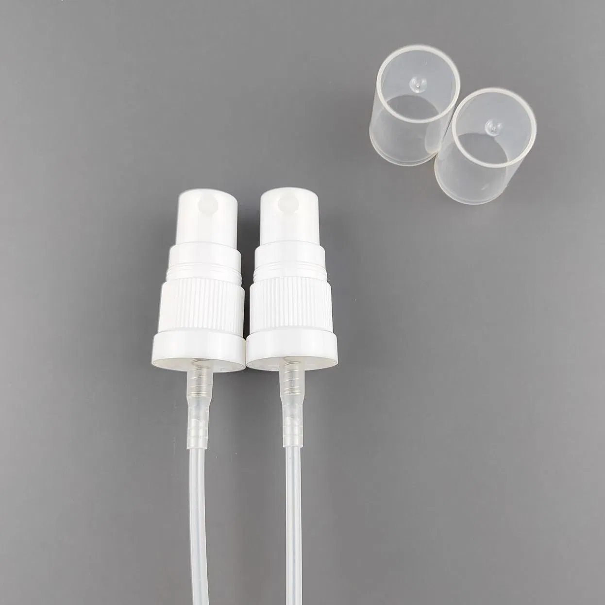 High Quality White Ribbed 18/410 Closure Plastic Fine Mist Sprayer for Disinfectants