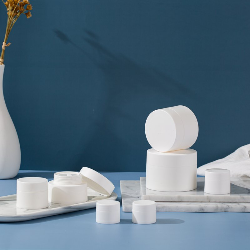 Hot Sale PP Frosted White Face Cream Jar for Skin Care