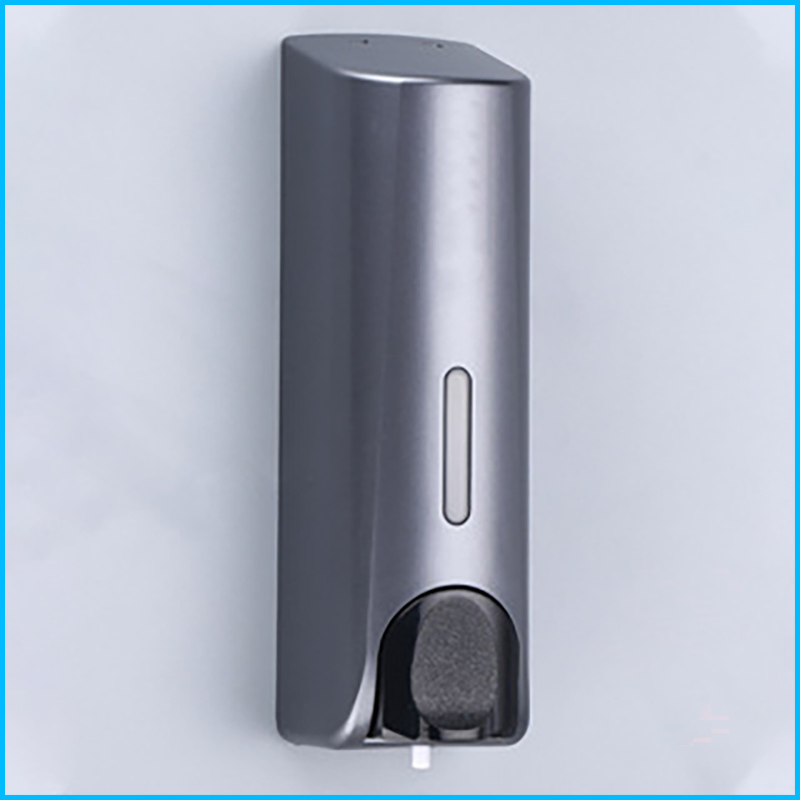 Hotel Bathroom Lockable Plastic Triple Wall Mount Shampoo Hand Liquid Foam Soap Dispenser