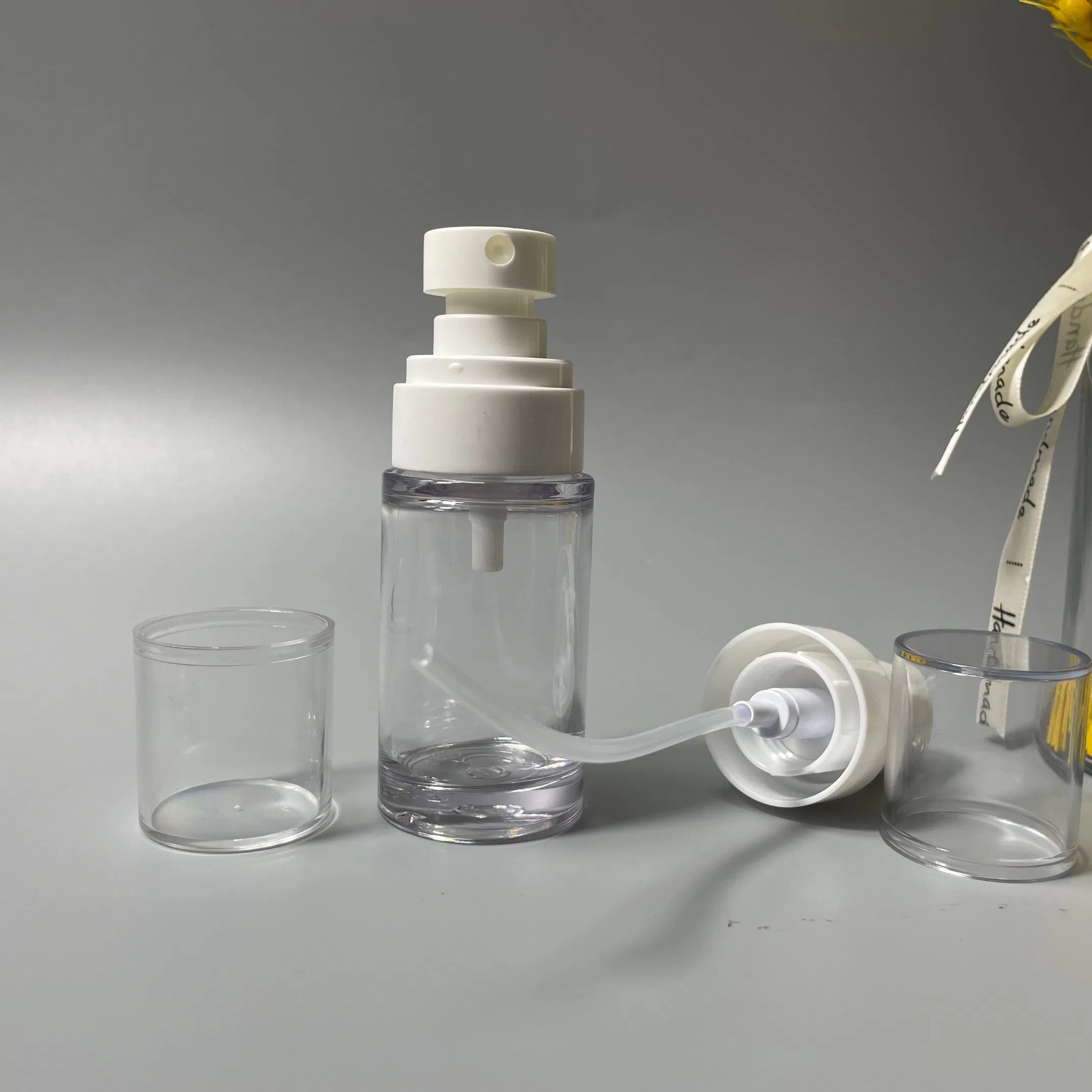 PETG Empty Mist Fine Spray Bottle Flat Shoulder Thick Wall Sprayer Bottle