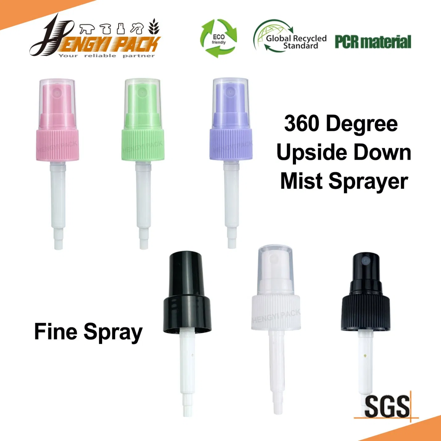 Factory 24/410 28/410 Fine Mist Sprayer / Aluminium UV Coated Metal Spray Head / Mini Handy Pump Nozzle Cap / Chemical Resistant No Metal Plastic Sprayer