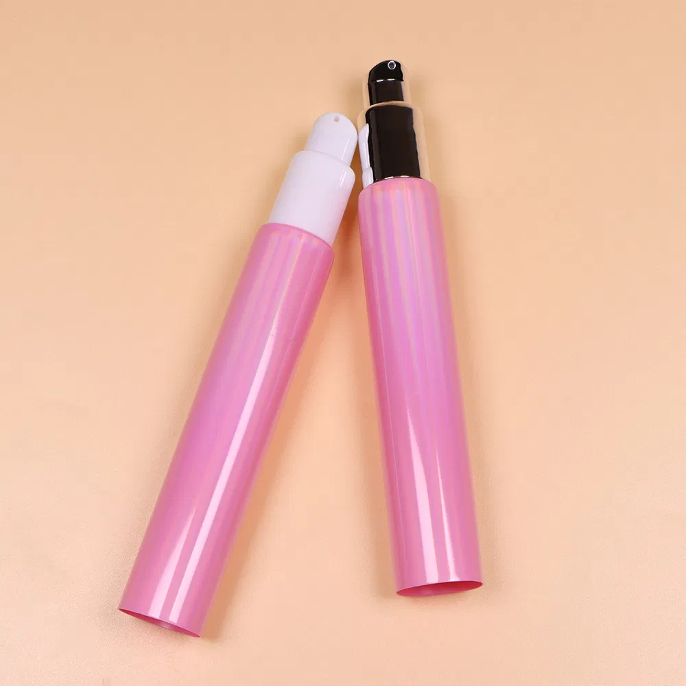 Empty Plastic Bb Cc Eye Cream Tube with Glossy Matte Color Airless Pump Squeeze Cosmetic Soft Tubes