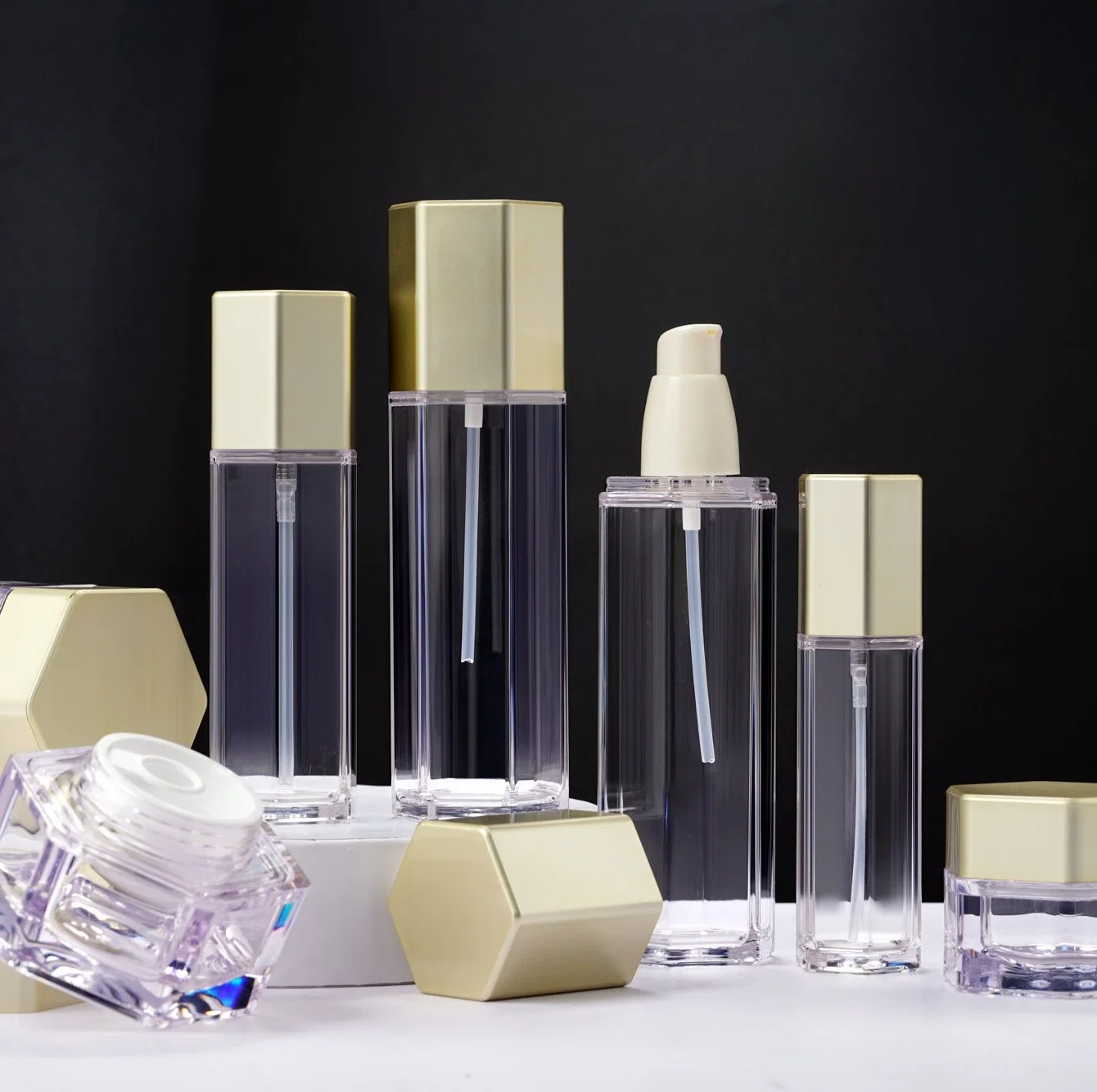 Thick Single Wall PETG Empty Plastic Toner Bottle 30ml 60ml 100ml 120ml