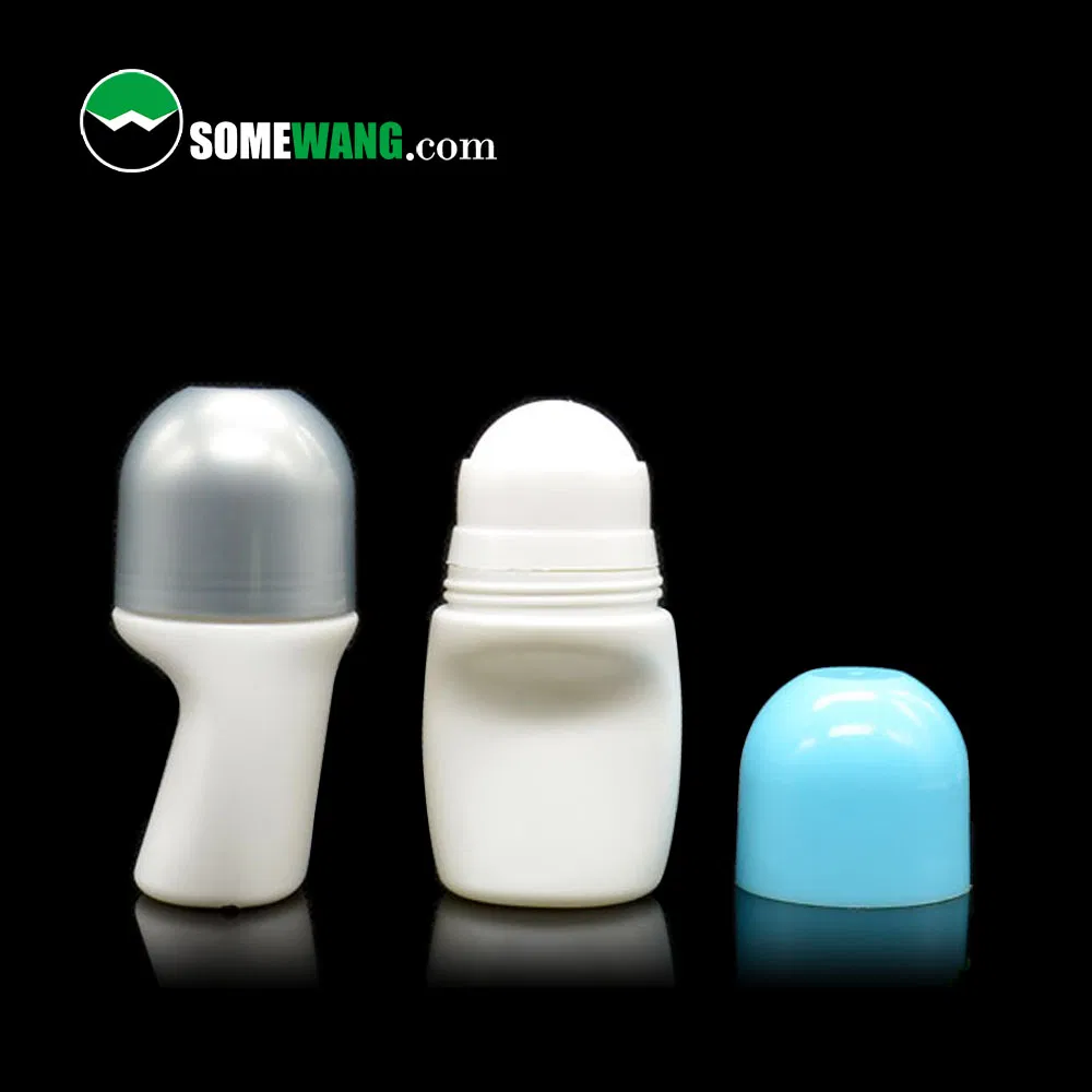50ml Empty Plastic Roll on Bottle Cosmetic Perfume Roller Deodorant Bottle Refillable Deodorant Container