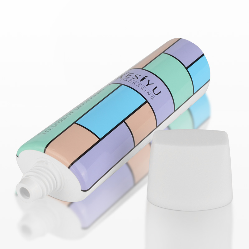 Oval Tube, Flexible Squeeze Plastic Cosmetic Tube for Liquid Foundation, Sunscreen, Cream and Lotion with PCR/Sugarcane/Bio-Degradable Material