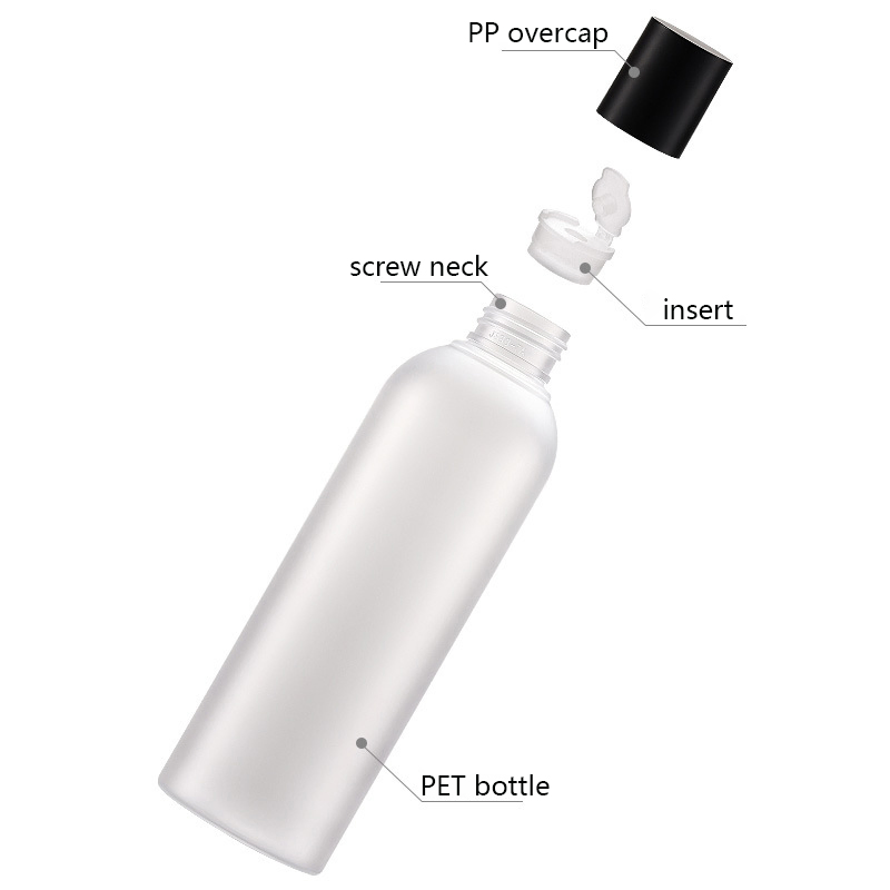 Wholesale Low MOQ 50ml 120ml 200ml Sustainable Treatment Essential Oil Pump Bottles Cosmetic Compact Packaging Plastic Container Package Bottle for Serum