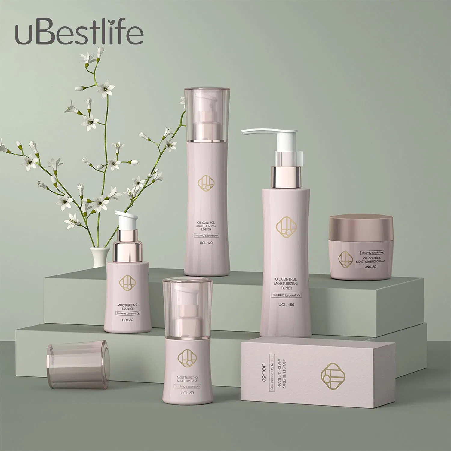 Uol 50ml 60ml 80ml 100ml 120ml 150ml High Quality Pet Plastic Cosmetic Serum Lotion Spray Pump Bottle