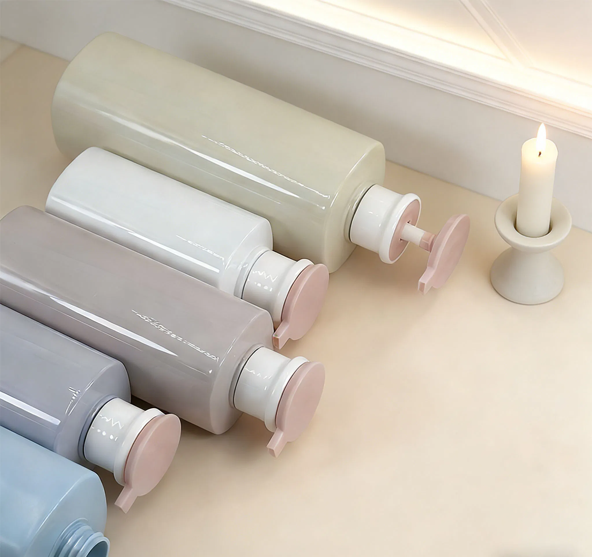 Personal Care Packaging Bottle 300/500/750ml Recycled Pet Large-Capacity Refillable Container