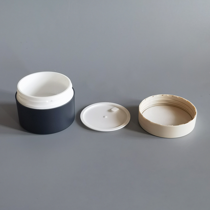 30g 50g 115g Plastic Wide Mouth Double Wall Cream Jar PP Jar for Body Scrub Cream Face Serum