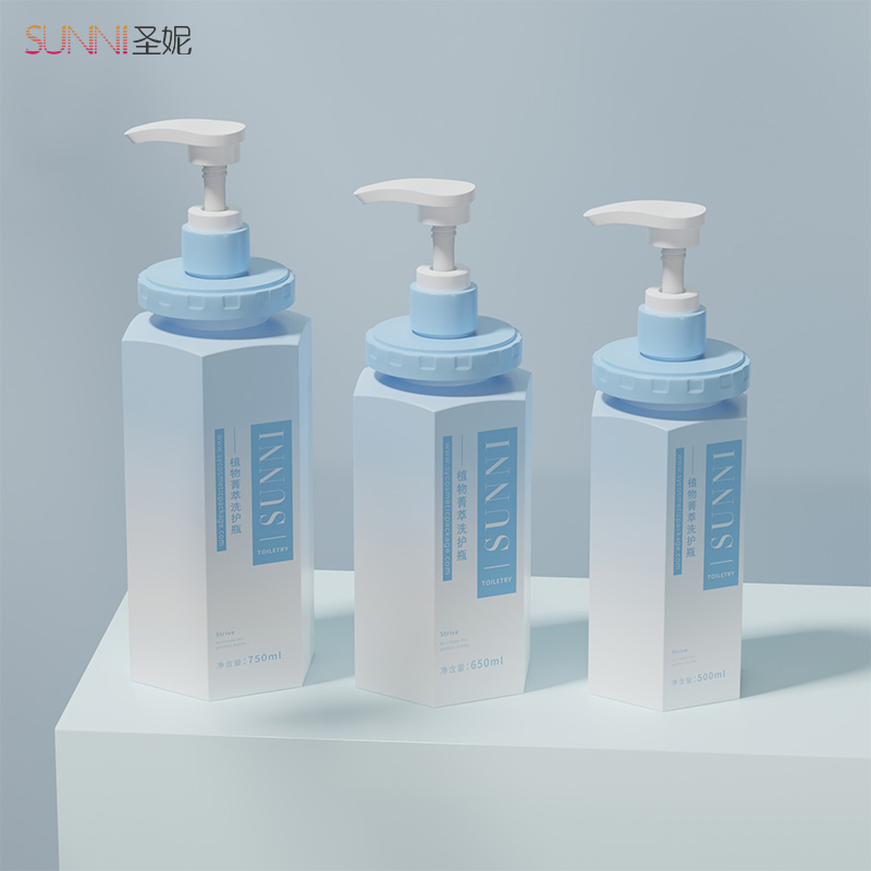 650ml China 28/410 Body Lotion Treatment Pump Manufacturers Pet Plastic Bottle