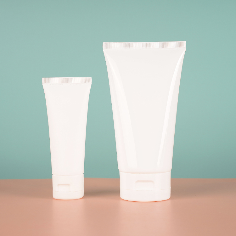 Factory Price 50ml 100ml 200ml White Plastic Packaging Laminated Custom Labeling Cosmetic Cream Food Packaging Sunscreen Squeeze Toothpaste Tube with Flip Cap
