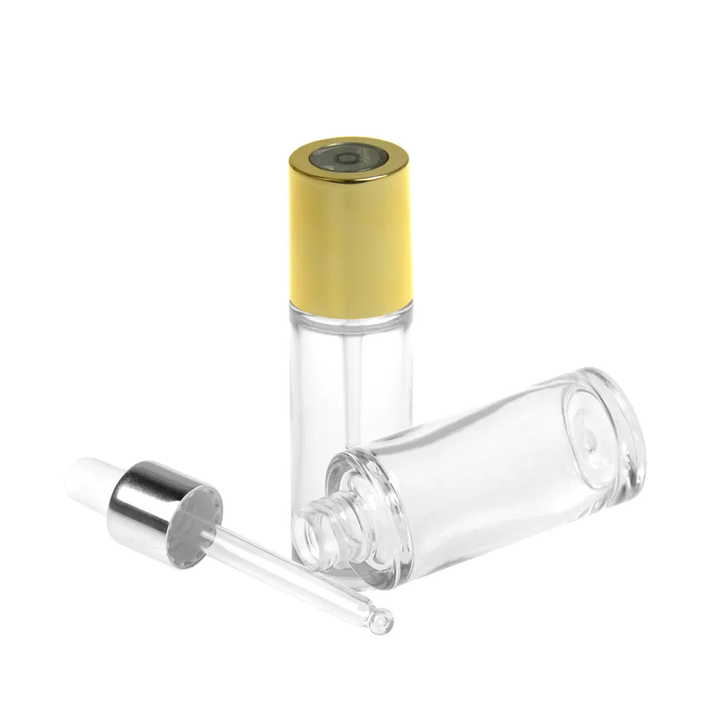 Essential Oil Bottle Empty Thick Wall 30ml 1oz PETG Dropper Bottle with Glass Pipette