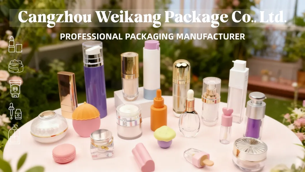 Double Wall Cosmetic Acrylic Face Cream Jar