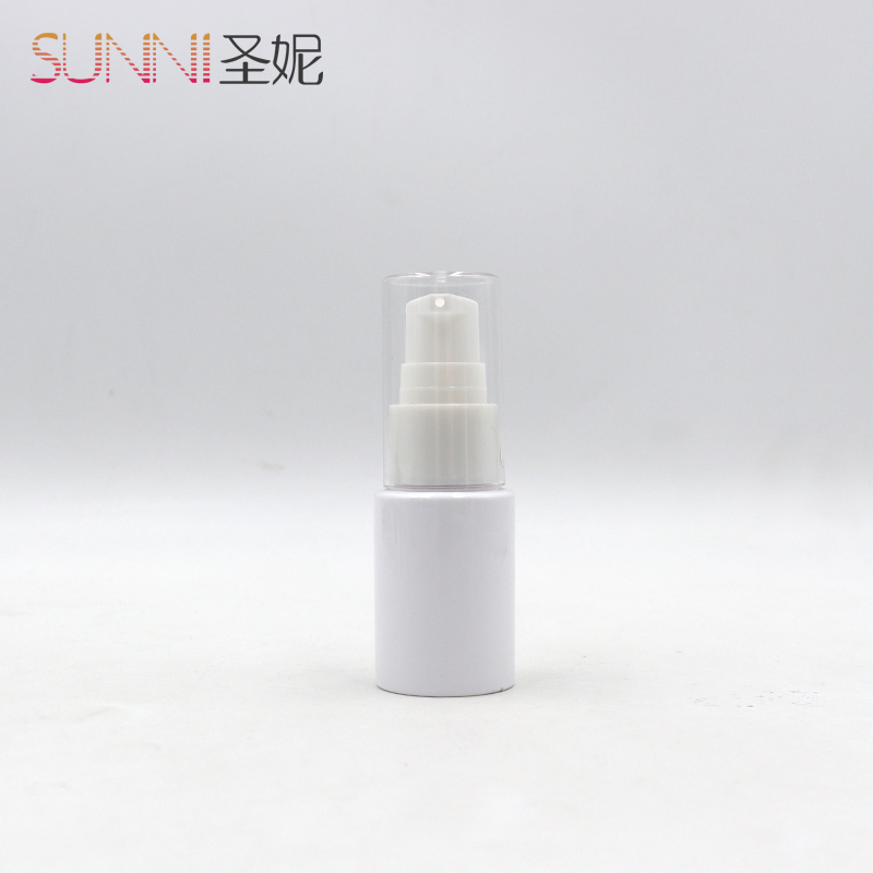20/410 Neck 20ml Plastic Pet Bottle with Treatment Pump Sprayer Cosmetic Bottle