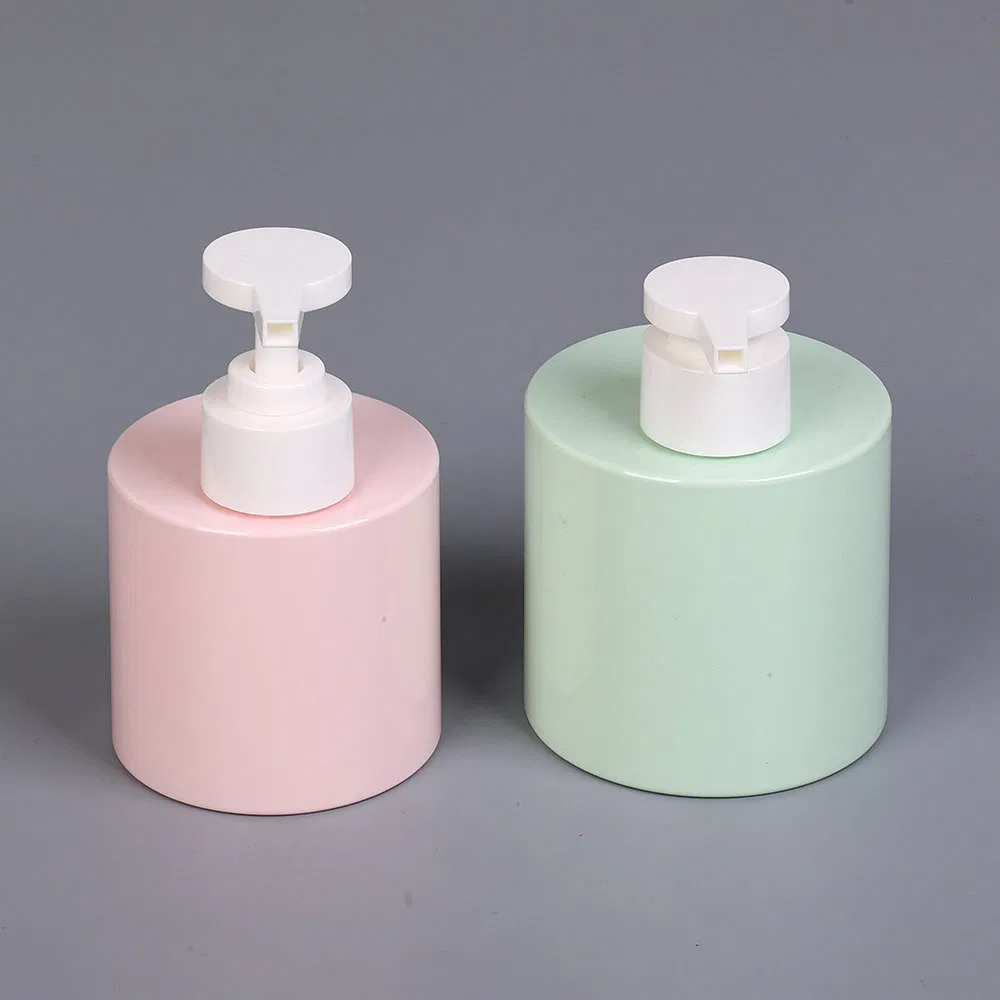 Recycled PCR 180ml Cosmetic Pet Plastic Pump Bottle Set for Organic Shampoo and Conditioner
