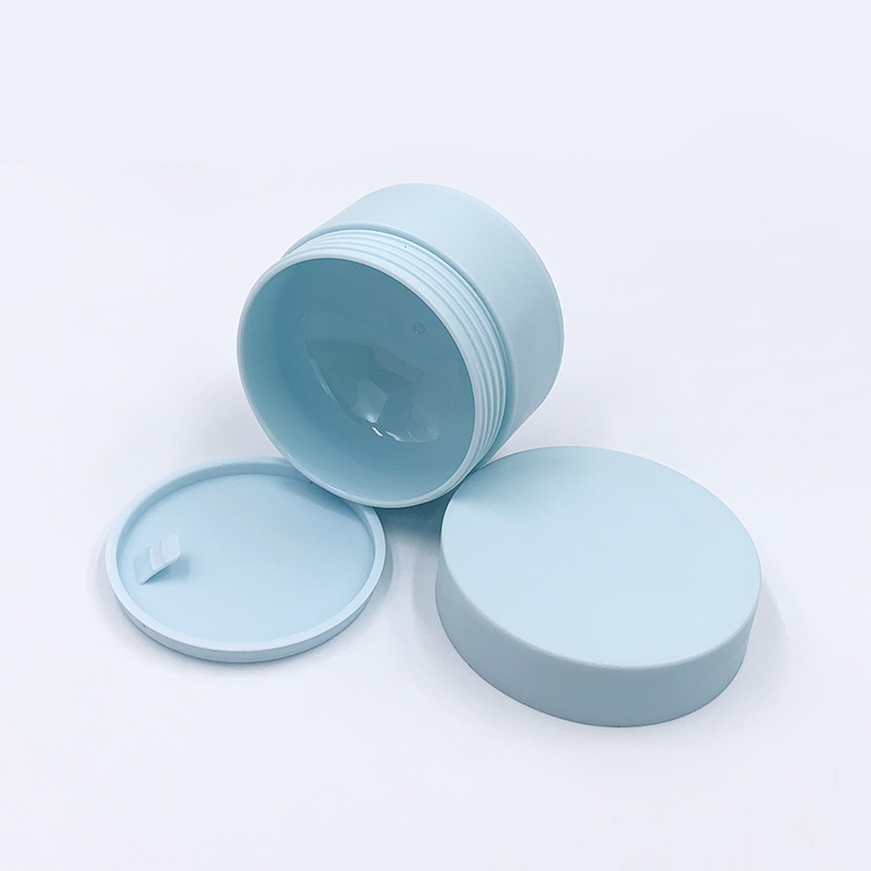 Small PP Cream Jar 5g 10g 20g 30g 50g Empty Plastic in Black White Blue Pink Yellow for Face and Eye Creams