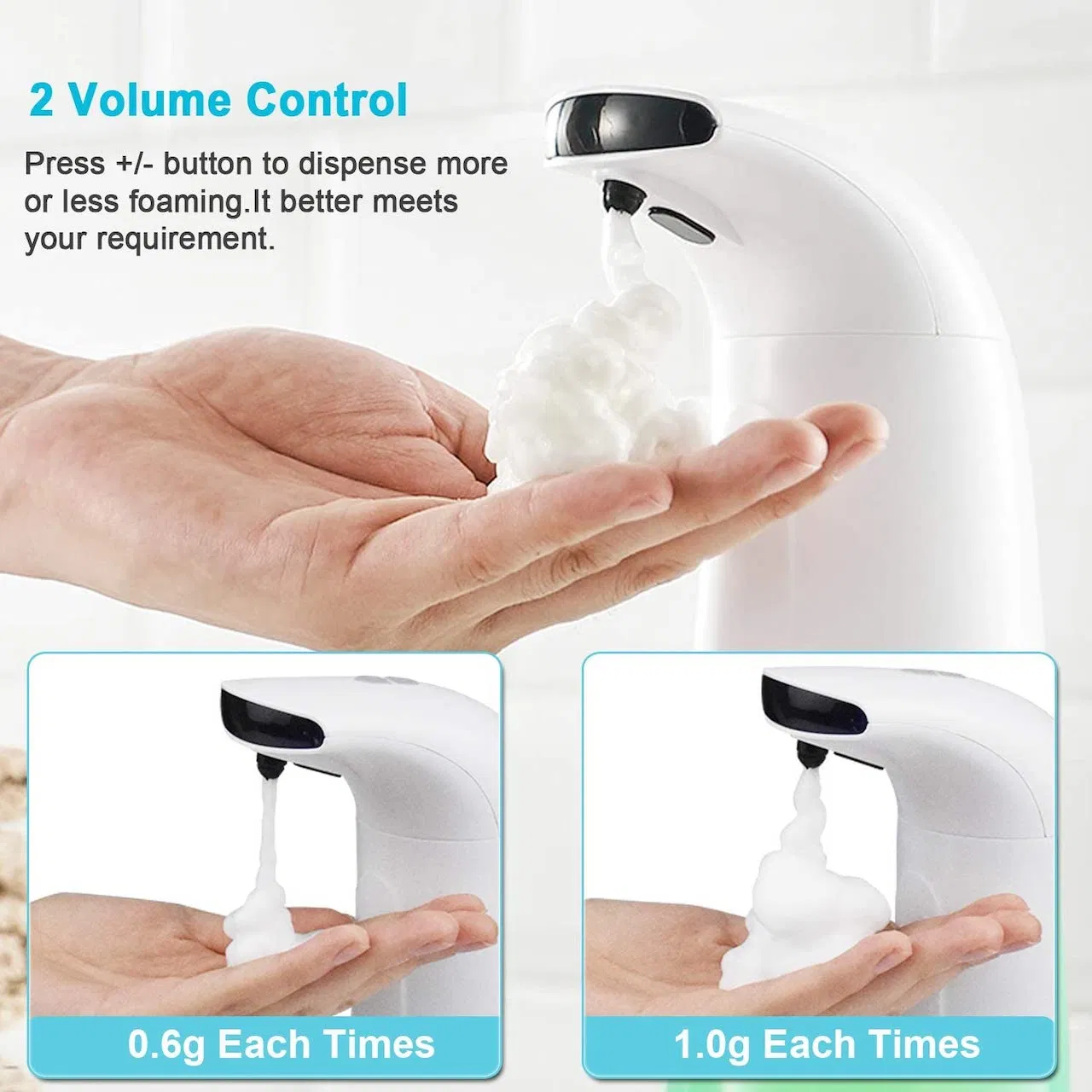 Plastic Sprayer Automatic Soap Foam Gel Hand Sanitizer Touchless Dispenser