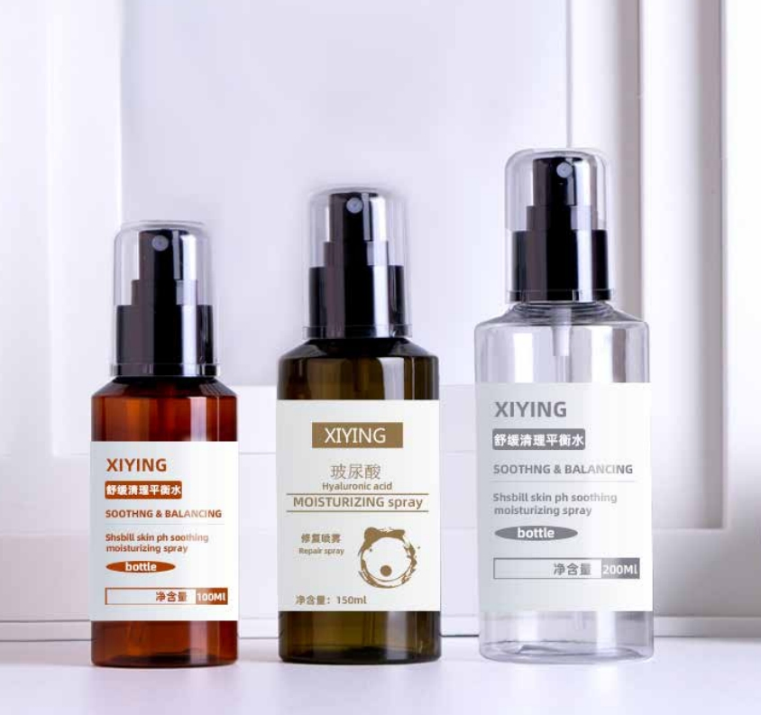 100ml 150ml Empty Skincare Shampoo PP Pet Plastic Glass Essential Oil Perfume Dropper Lotion Cosmetic Packaging Serum/Spray/Sprayer Pump Airless Bottle