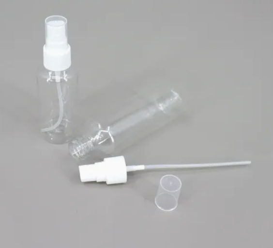 Cosmetic Bottle Plastic Pet Lotion Bottle 150ml Matte Transparent Cylinder Toner Bottle with External Treatment Pump Packaging Bottle