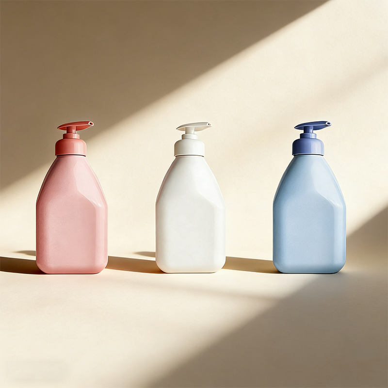 Hot Sale HDPE 300/500ml Lotion Pump Bottle/Cosmetic Packaging Bottle